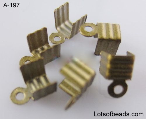 Bronze Cord Crimp